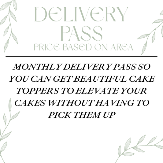 Cake Topper Membership Add-On : Delivery Pass